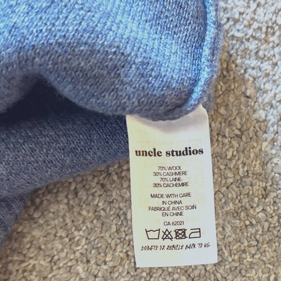 Uncle Studios Cashmere/Wool blend knit sweater - Picture 3 of 4